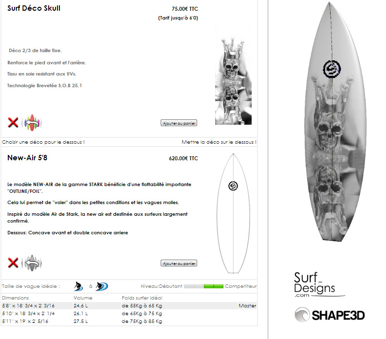 Les planches de surf imprimées en 3D arrivent en France - Surf