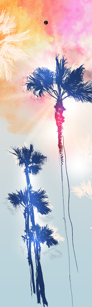 D&eacuteco surf "Palm tree"
