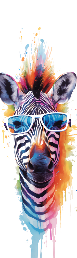 Sunglassed zebra